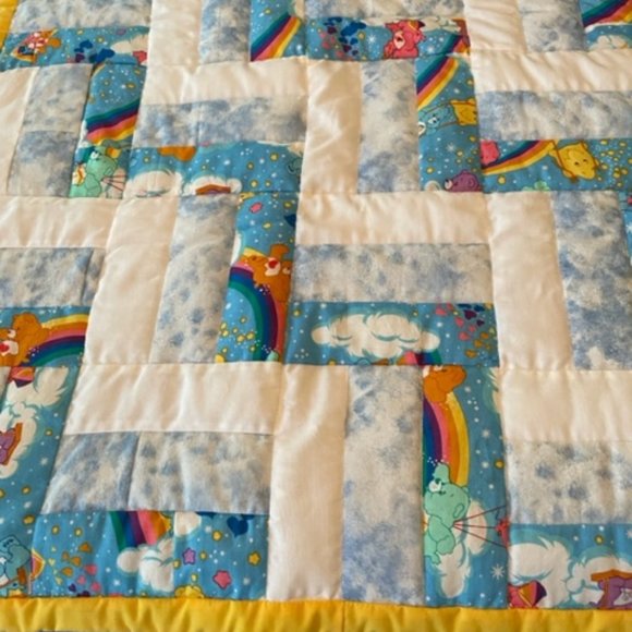 Handmade Quilt Blanket 100% Cotton 27.5"x27.5"